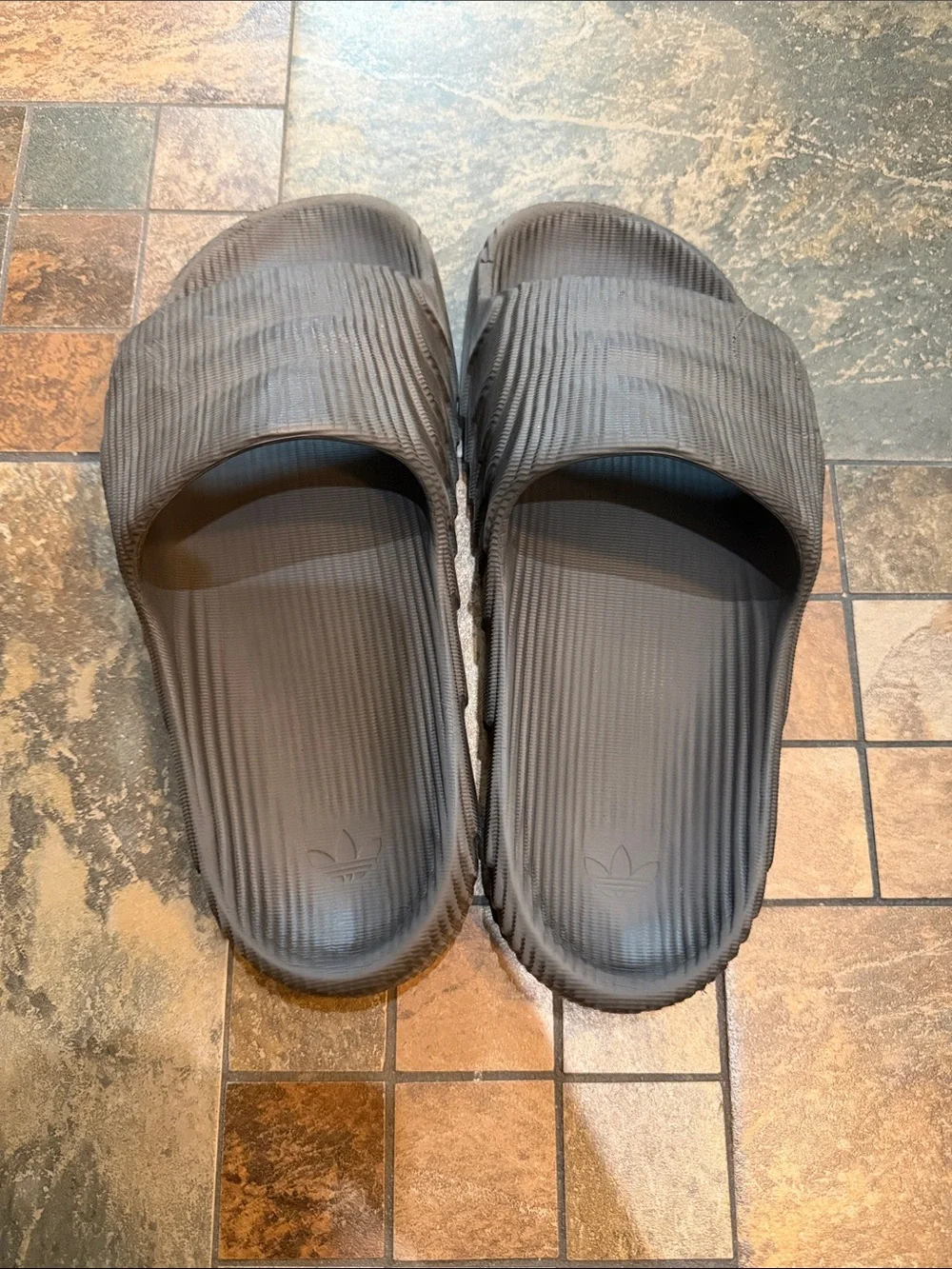 Men's Gray Adidas Slide Sandals – Comfortable Everyday Slides